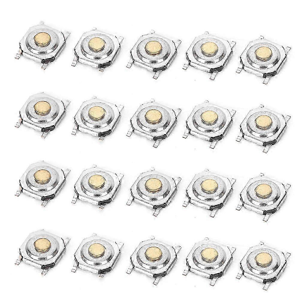 300Pcs Tactile Push Button Switch Electronic Product Light Touching Patch 4 x 4 x 1.5mm