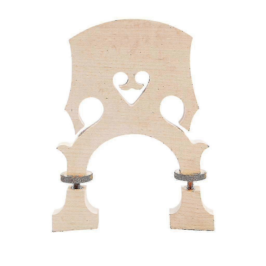 Adjustable 4/4 Size Maple Wood Double Bass Bridge