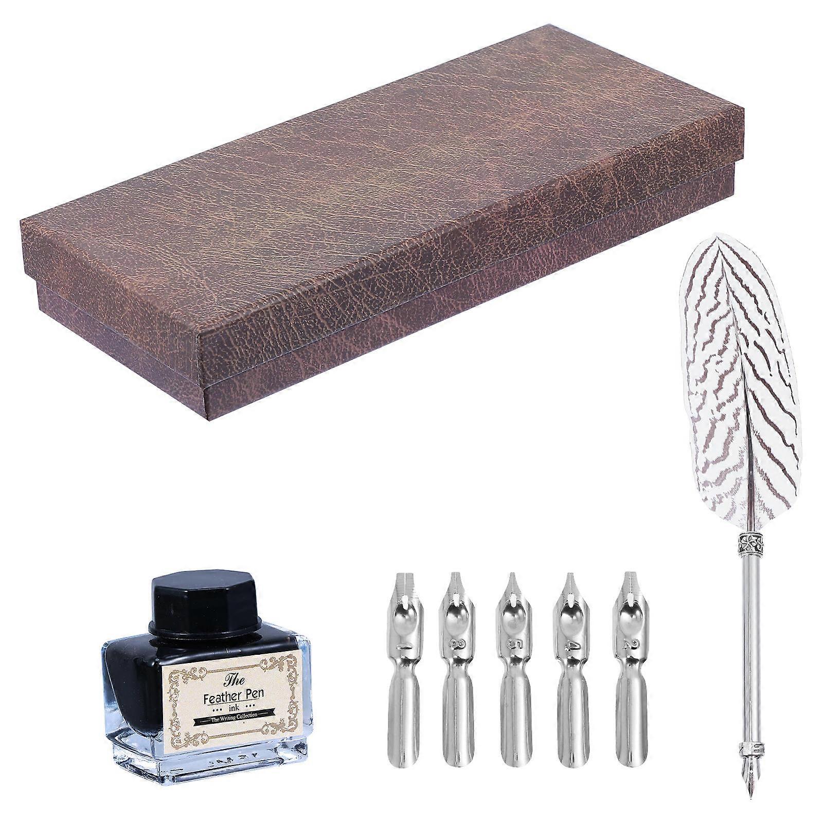 Dip Pen Gift Set for Writing Use 1Set Assorted Color Student Tool