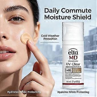 EltaMD UV Clear Tinted Facial Sunscreen SPF 46, oil-free, with zinc oxide, recommended by dermatologists, 48 g