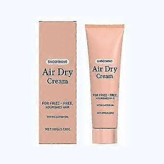 Air Dry Hair Smoothing Cream for Frizz Control with Castor Oil & Coconut Oil Weightless Styling Cream.A3