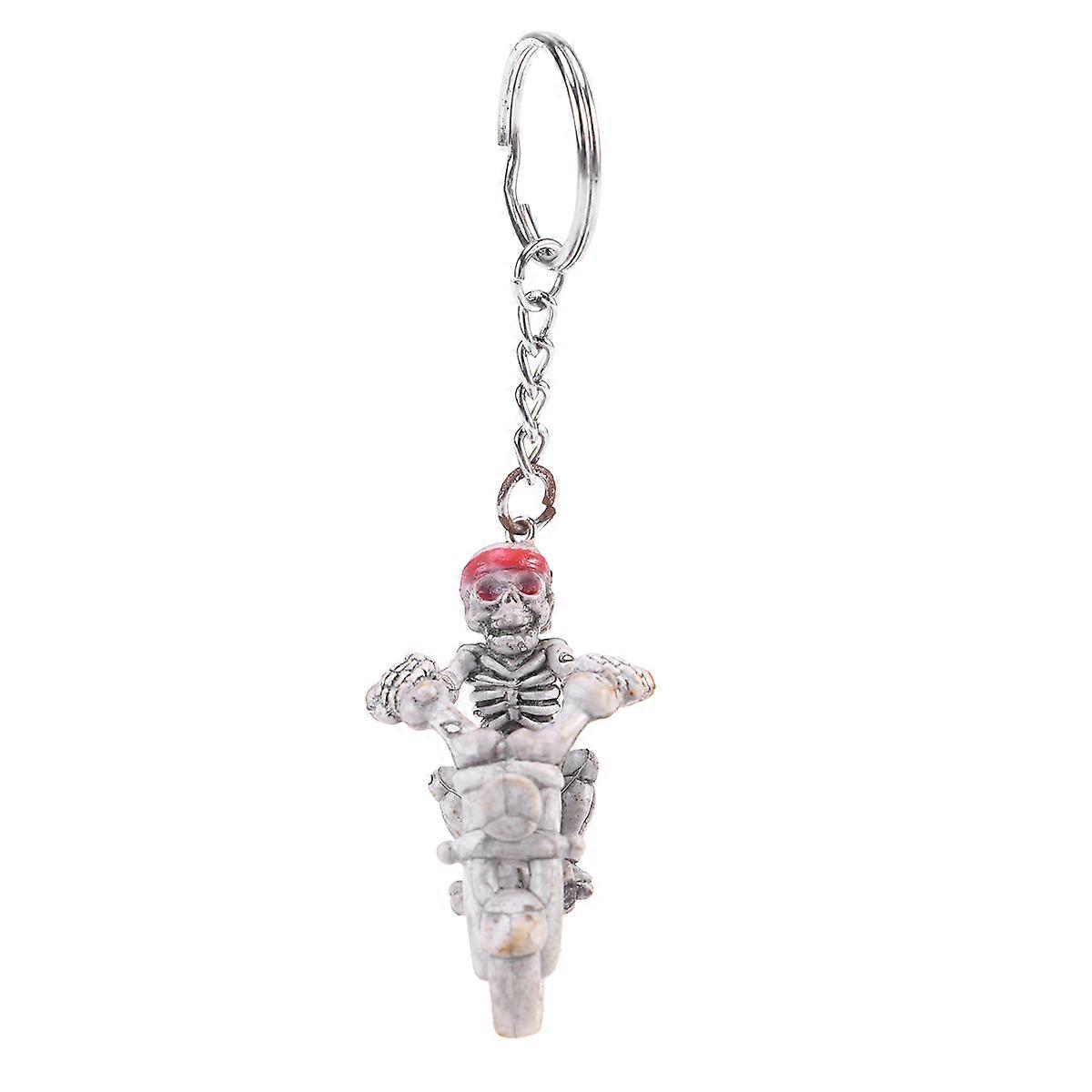 Car Key Ring Skull Motorcycle Keychain for Hanging Small