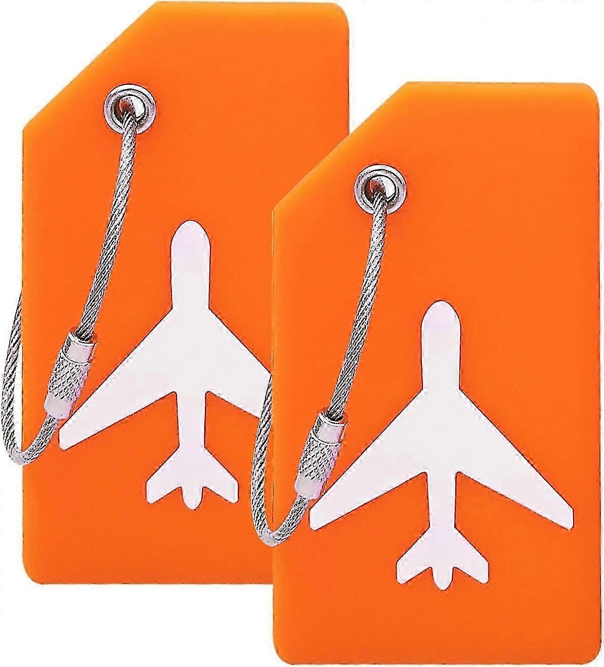 Concealable Silicone Luggage Tag With ID Window