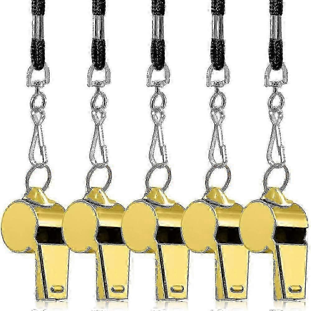 Referee-Grade Stainless Whistle Pack