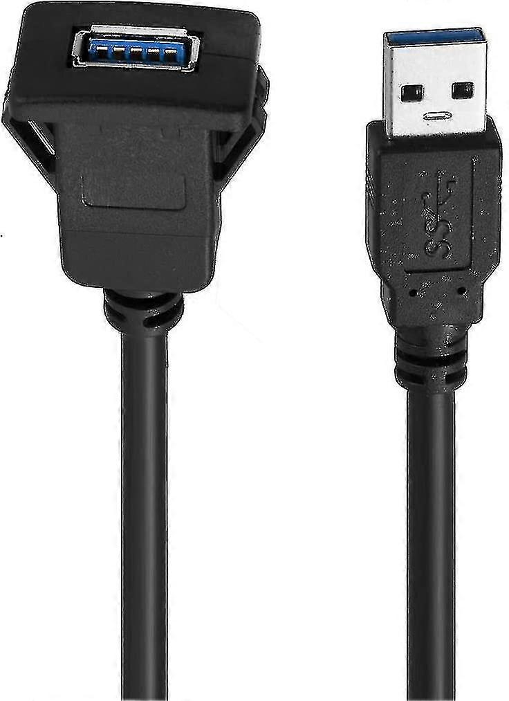 USB 3.0 Square Flush Mount Extension