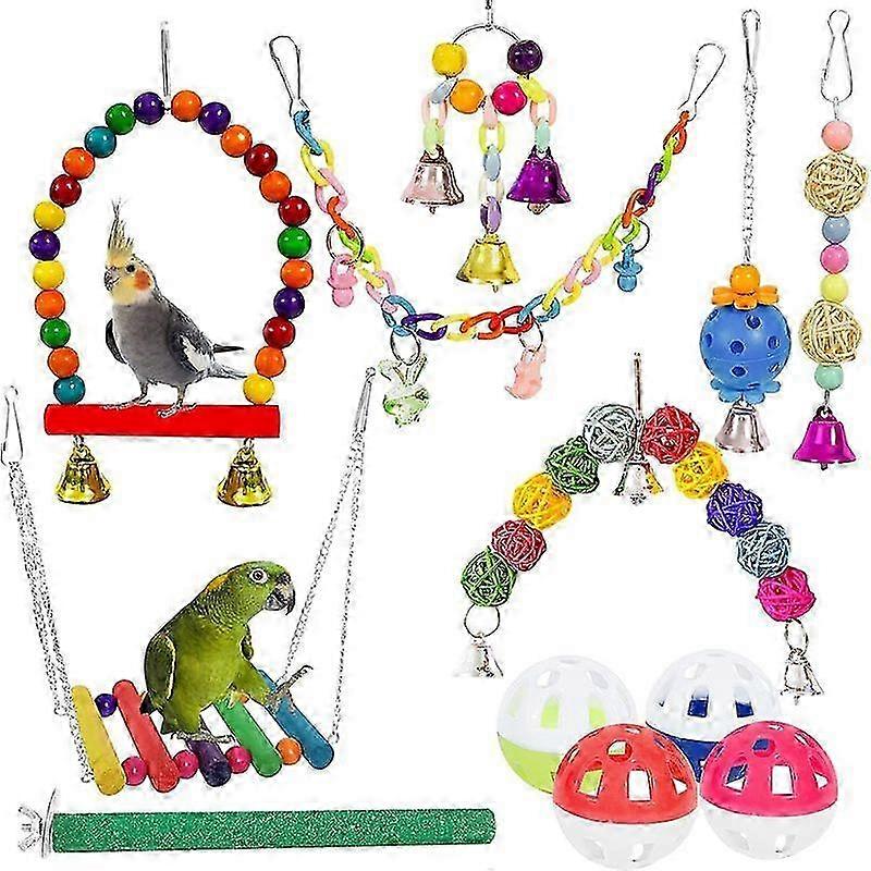 Colourful Parrot Chew & Climb Set