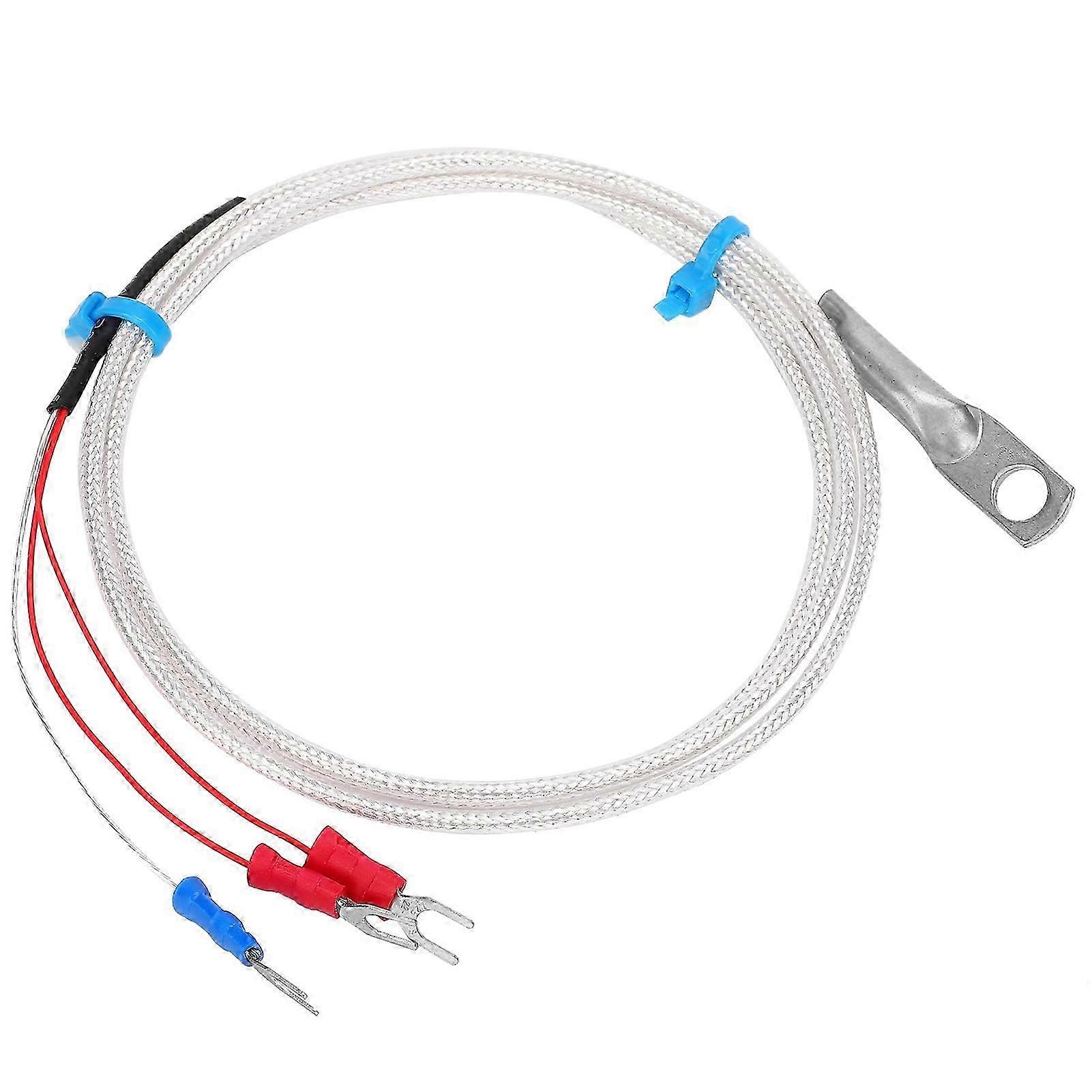 Temperature Sensor Probe PT100 Thermistor Temperature Measuring Probe Round Hole Patch Type2m prominent
