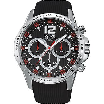 Lorus sport man Quartz analoge man horloge met Rt319EX9 rubber armband