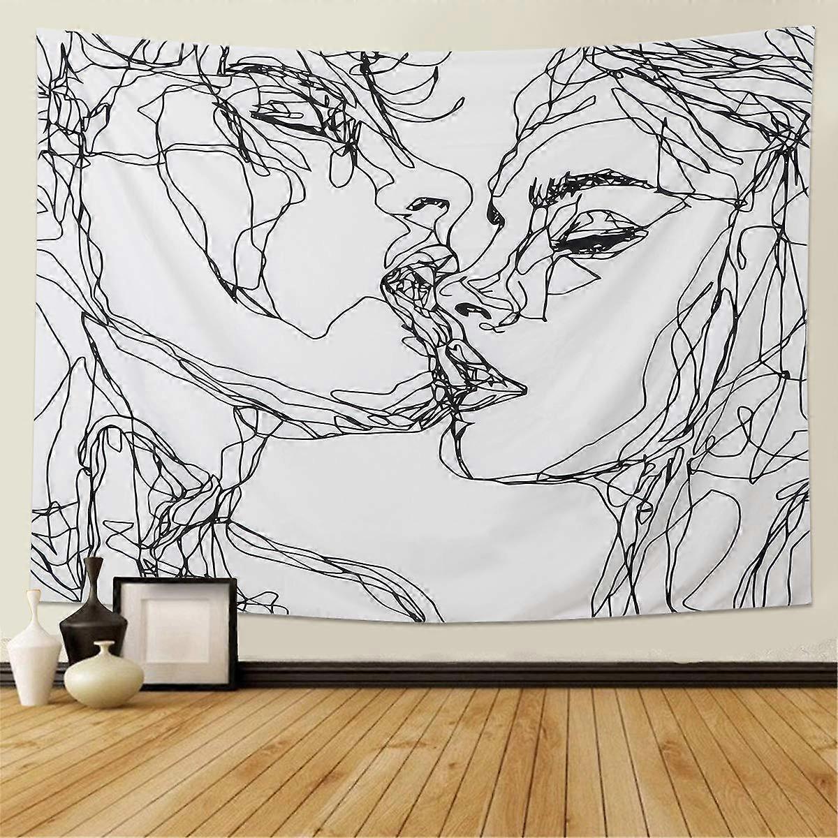 Elegant Skeleton Rose Polyester Mat
