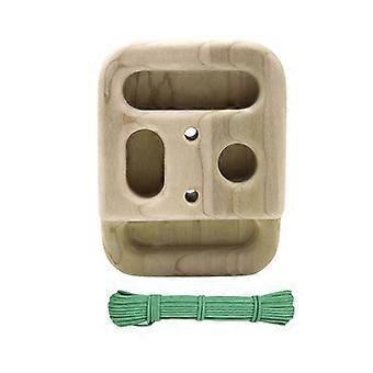 Develop Stronger Finger & Forearm Grip with Portable Hang Board Forearm Exerciser, Easy to Use Climbing Trainer