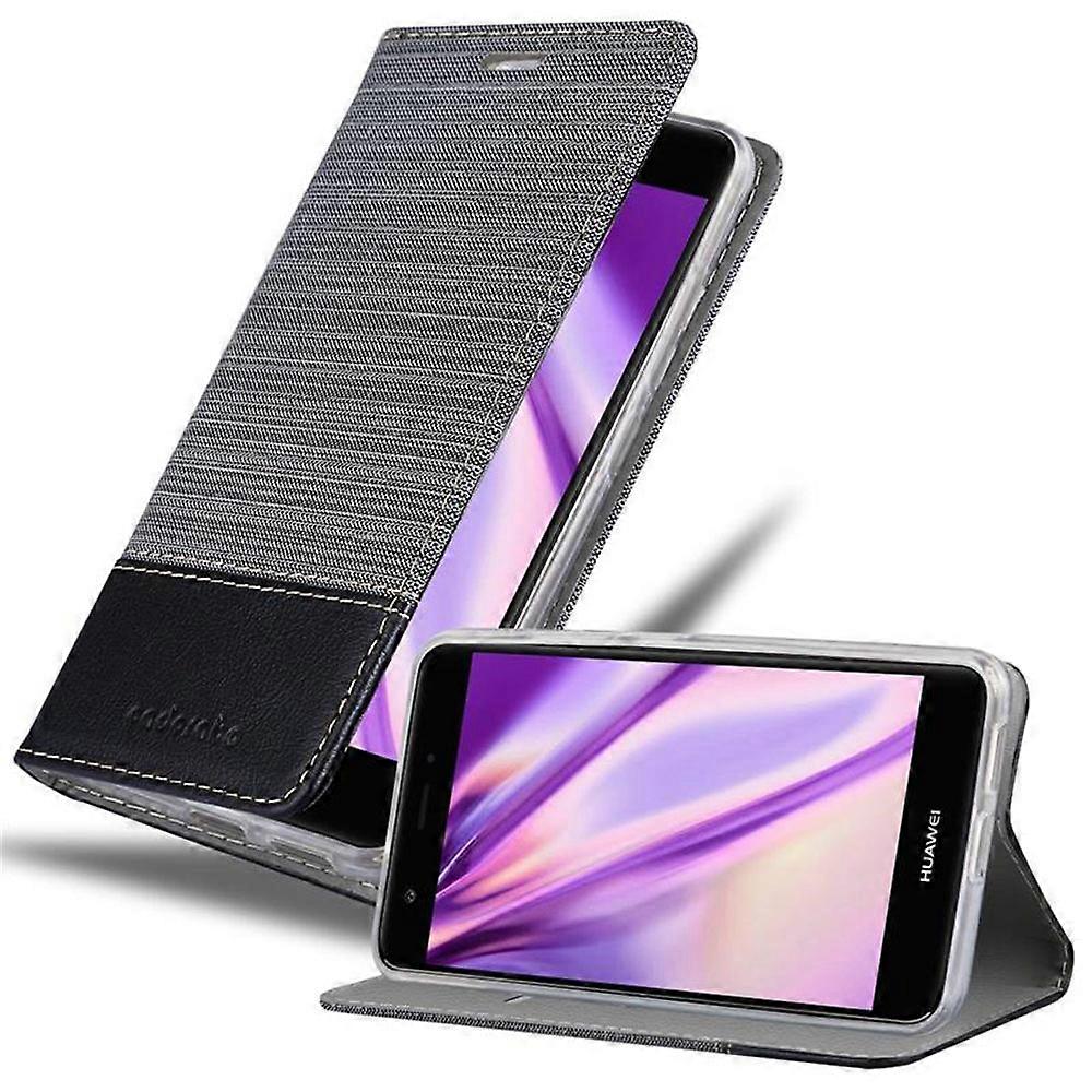 Case compatible with Huawei NOVA protective case - in jeans look and stand function