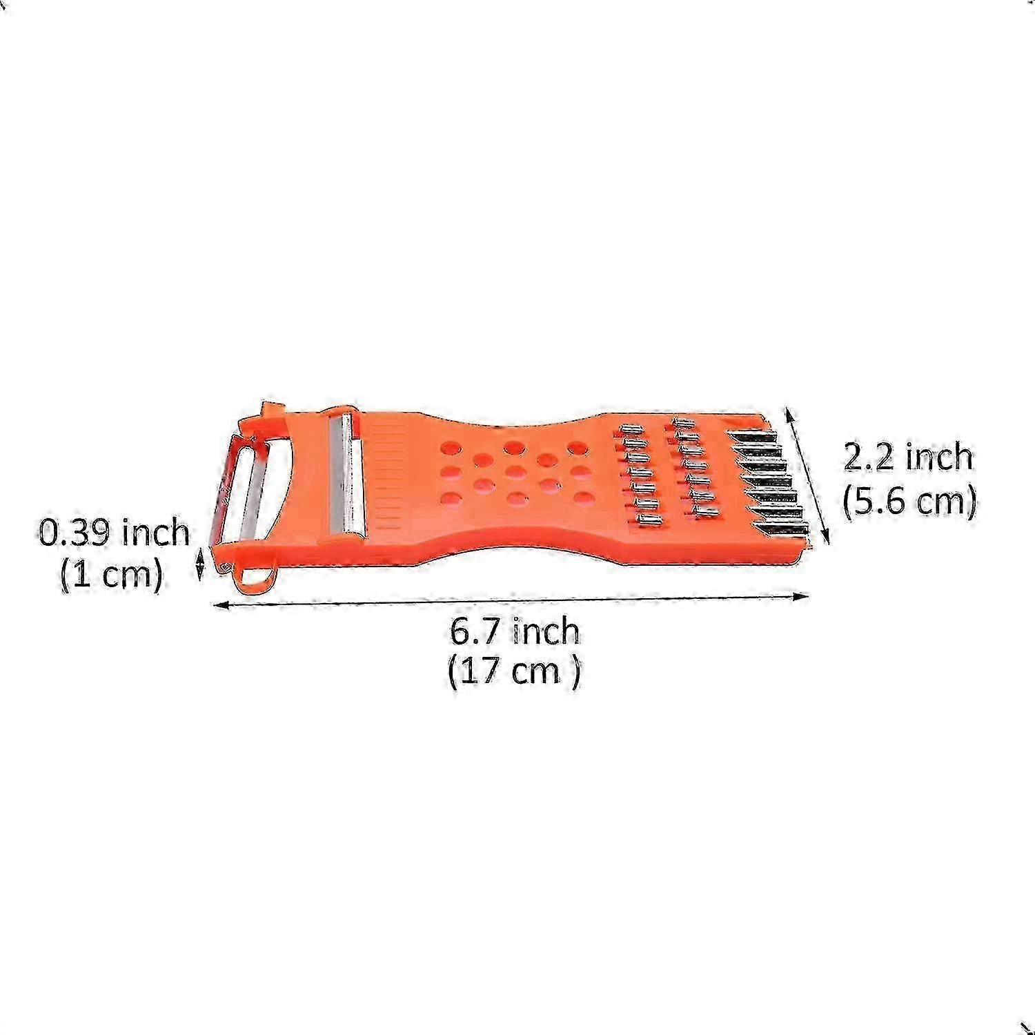 Multi-Function Plastic Grater 2 Pack, for Vegetables Fruits Cheese