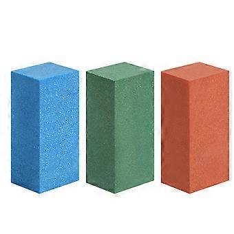 3 stuks ski-schuurrubber, snowboardrubbersteen (60#、120#、240#)