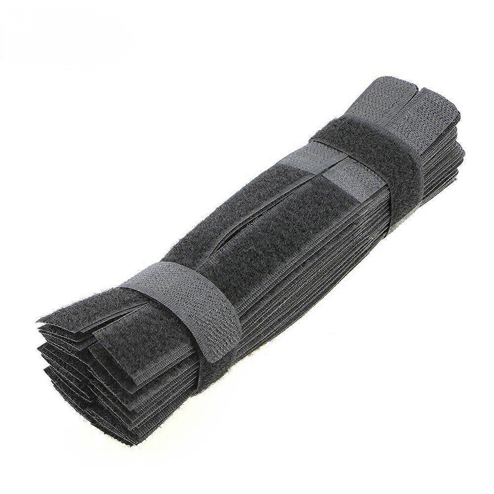 50pcs Cable Management Reusable Fastening Cable Ties Ethernet Cables Straps Computer Mobile