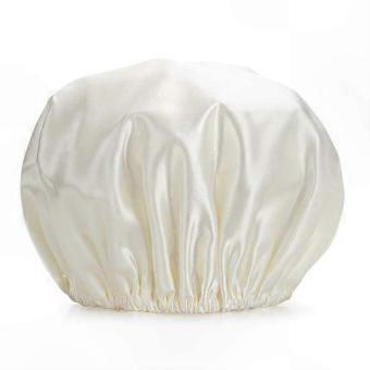Large-Fit Double-Layer Shower Cap
