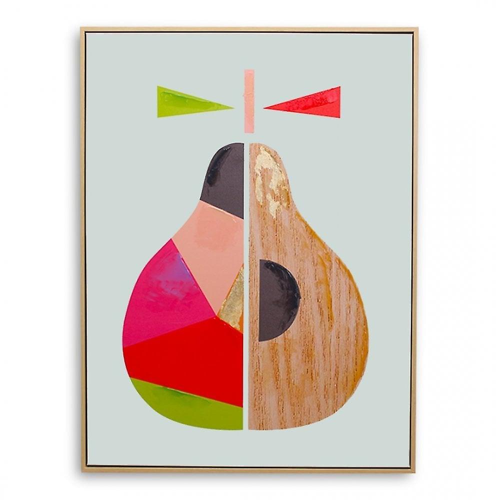 The A Slice Of Pear Framed Print - Framed Wall Décor