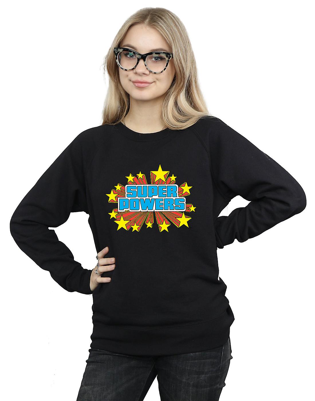 DC Comics Women's Super Powers Logo Sweatshirt