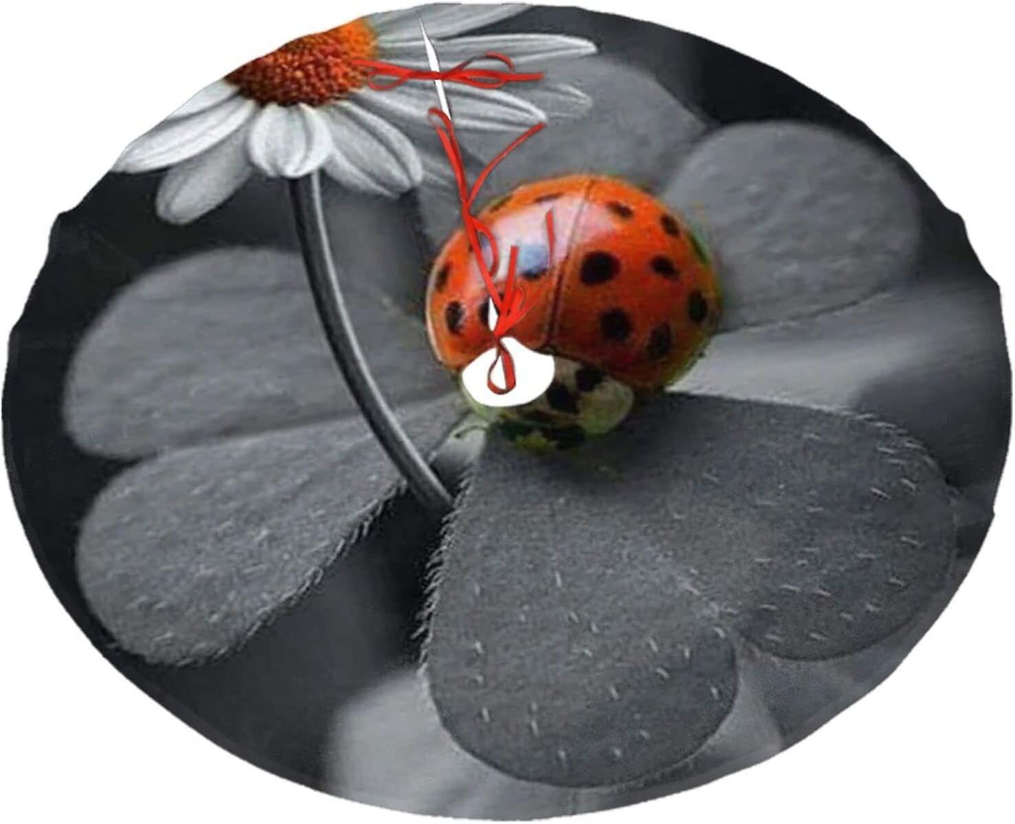 Christmas Tree Skirt Ladybug Daisy Christmas Decoration Plush Tree Skirt