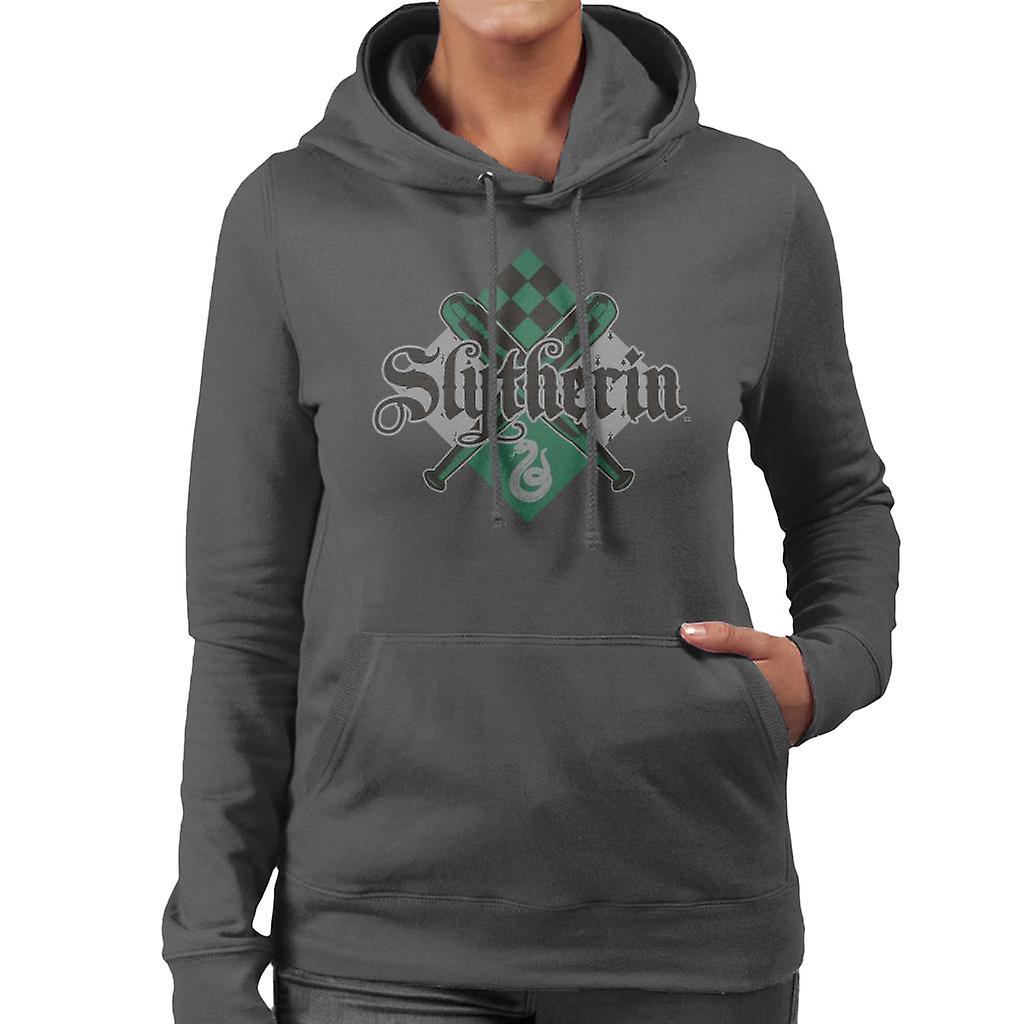 Harry Potter Slytherin Quidditch Crest Women's Hooded Sweatshirt