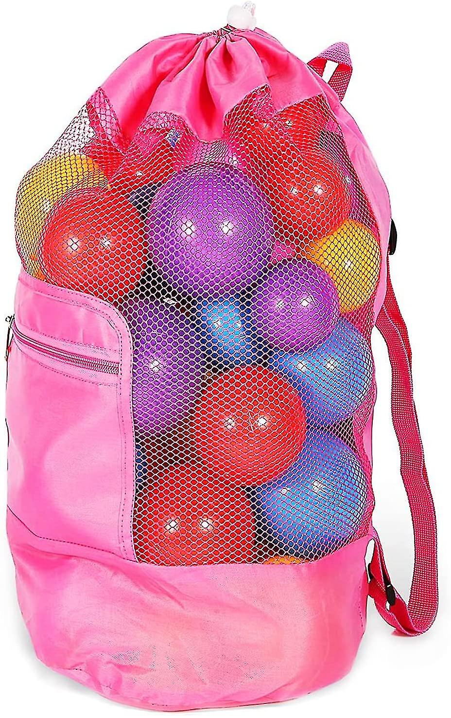 Large Mesh Bag, Folding Backpck Beach Toy Storage Mesh Bag For Clothes, Toys NIUNIU