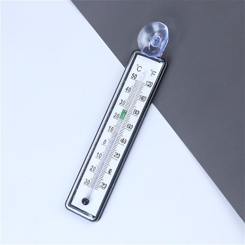 Aquarium Fish Tank Glass Thermometer Meter Water Temperature Gauge Suction Cup