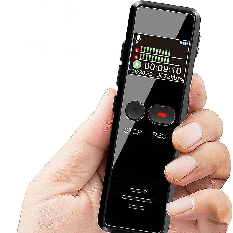 8Gb/16gb/32gb High-quality Digital Audio Voice Recorder Colorful Display Screen Telephone Recording Real Time Display Mp3 Player