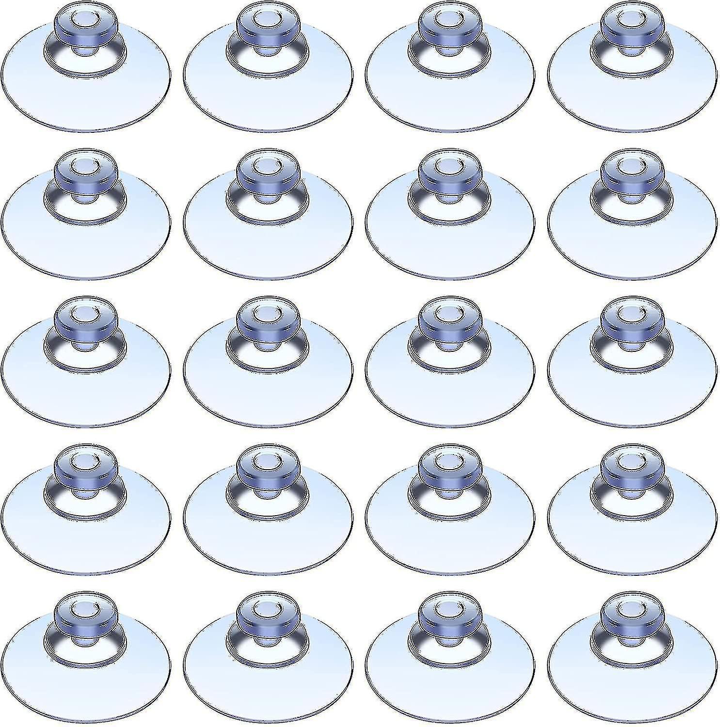 20 Pieces Suction Cups 20 Mm Plastic Sucker Pads Without Hooks