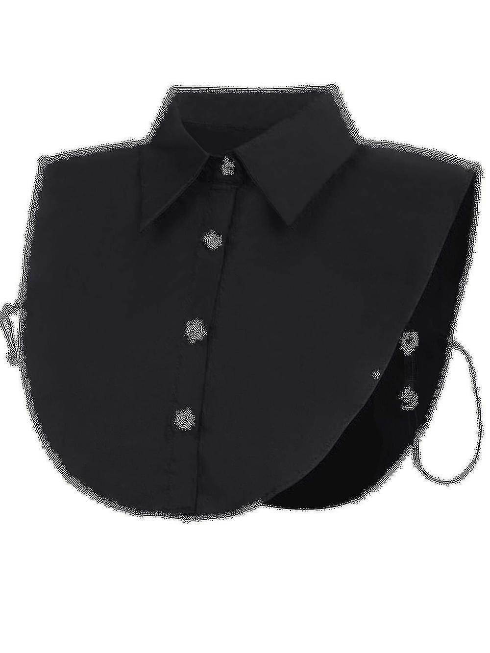 2 stk. falsk krage avtakbar bluse Dickey-krage halv skjorte falsk krage for kvinner gaver