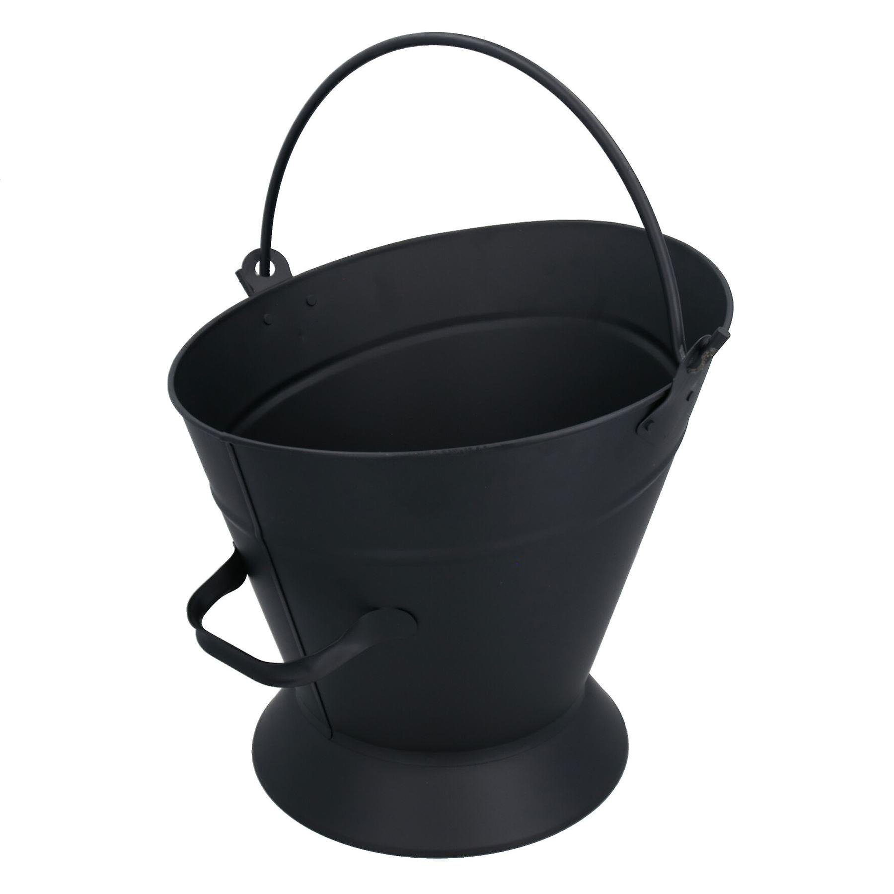 Waterloo Style Black Coal Log Burner Scuttle Bucket Wide Mouth Fire Fireplace