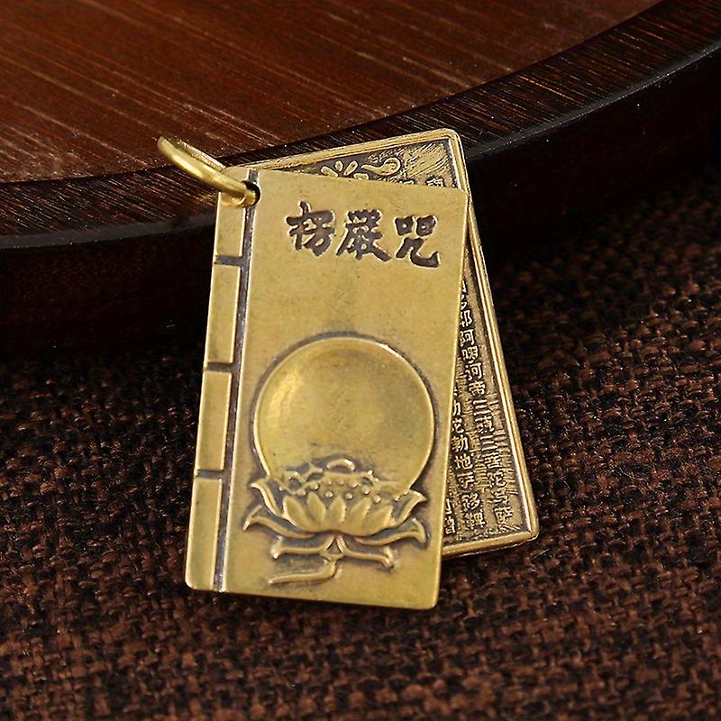 Unique Buddhist-inspired Brass Keychain - Perfect Birthday Or Father S Day Gift!