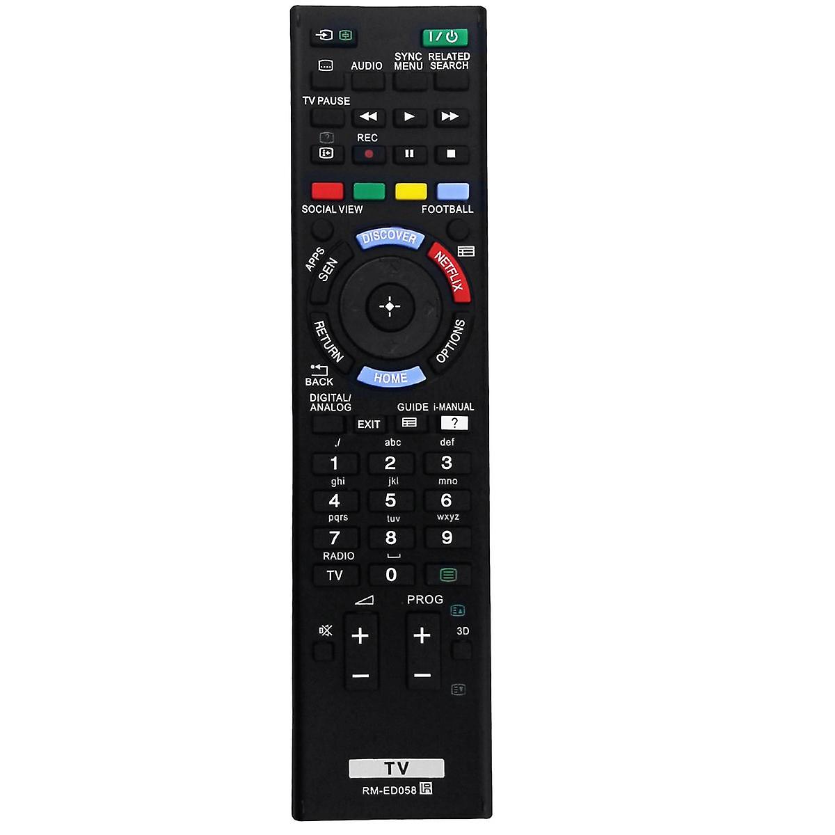 Replace -ED058 Remote Control for 3D KDL55W955B -55W955B KDL60W855B