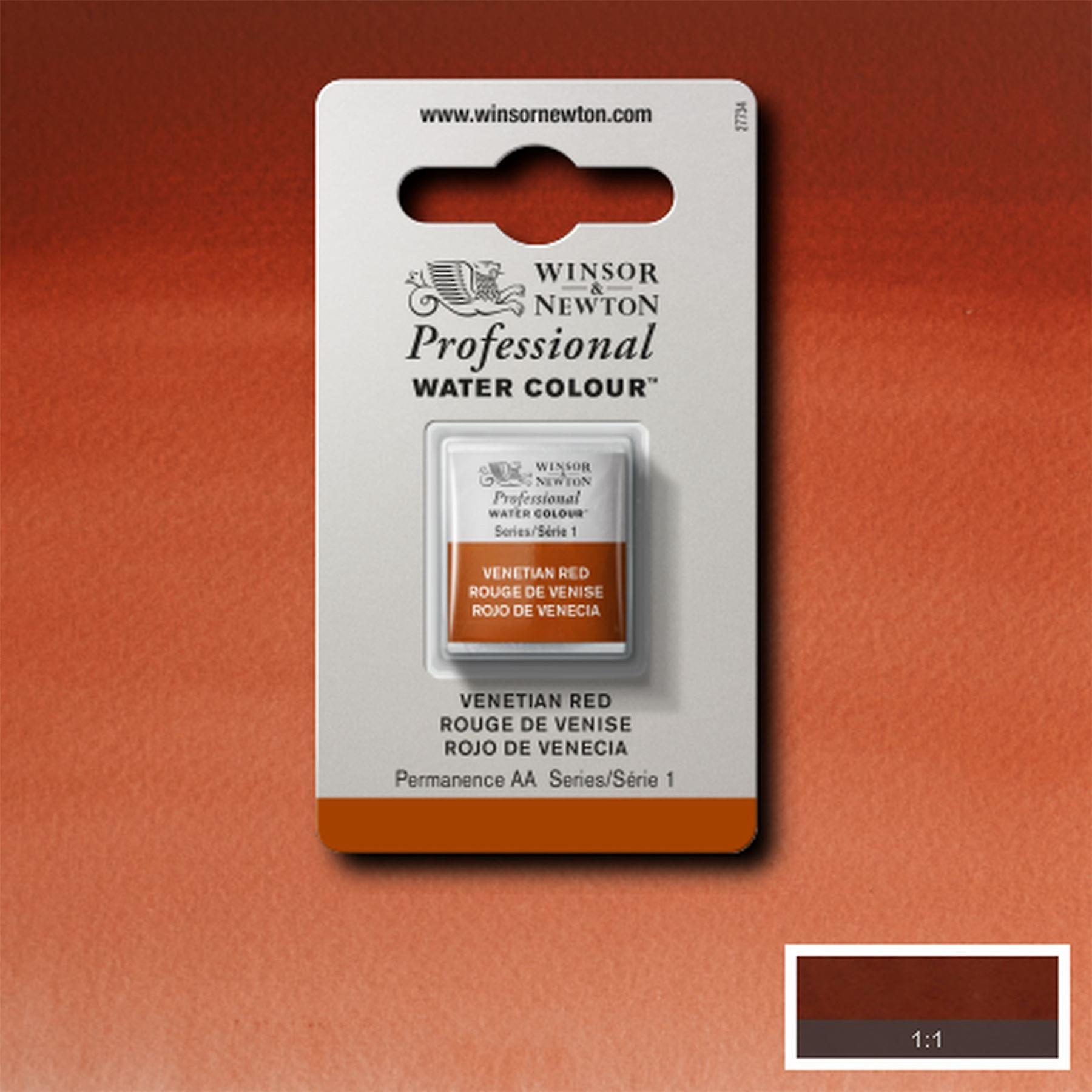 Winsor & Newton Professional Water Colour Half Pan - Venetian Red