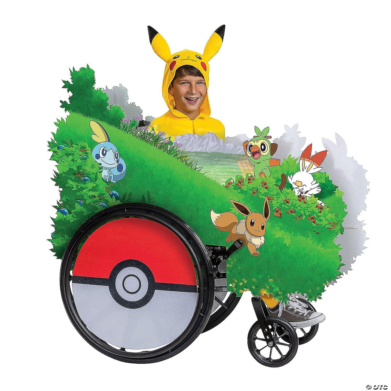 Pokémon 自适应轮椅套服装