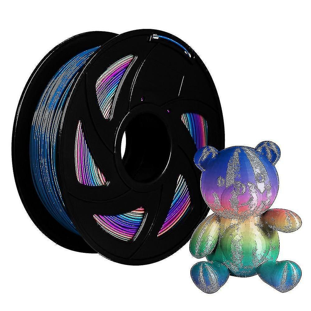 Pla Filament Rainbow Color Filament Pla 3d Printer - Colorful Spool 1.75mm