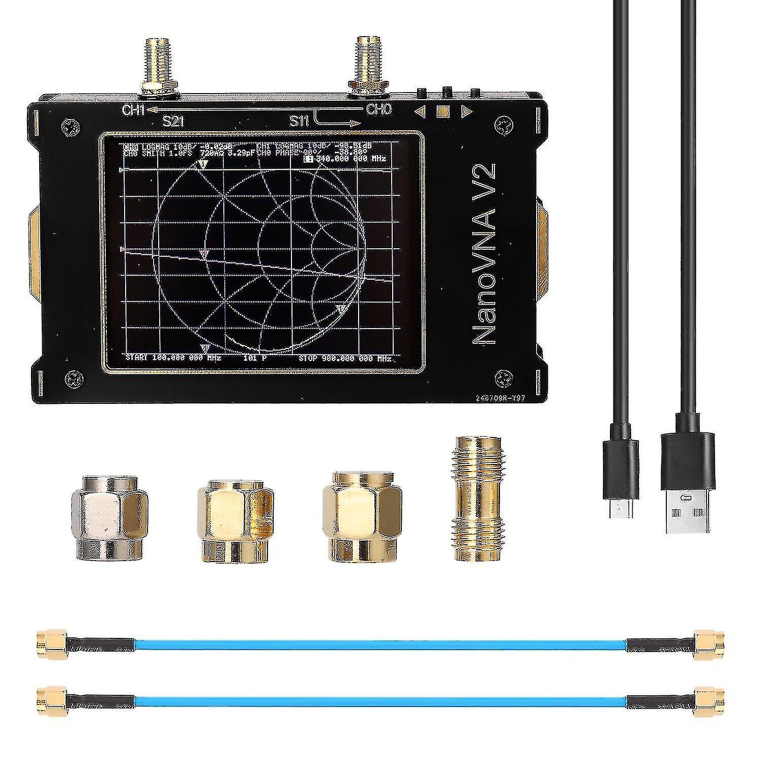3.2Inch 3g Vector Network Analyzer 50khz~3ghz S-a-a-2 Nanovna V2 Antenna Analyzer Shortwave Hf Vhf Uhf Duplexer Filter