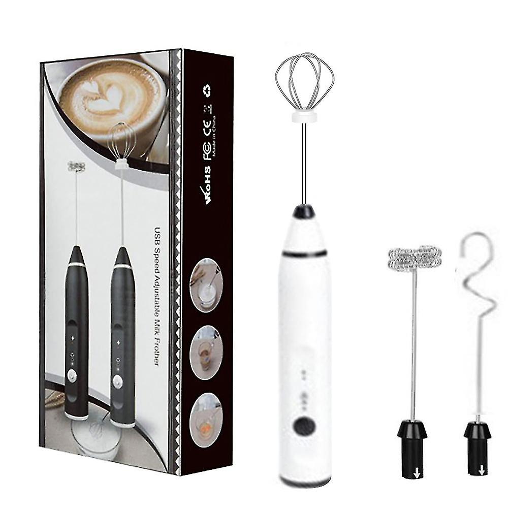 Mousseur à lait rechargeable par USB, mini mixeur électrique portatif, fouet, mixeur pour boissons, cappuccino, latte, matcha, chocolat chaud
