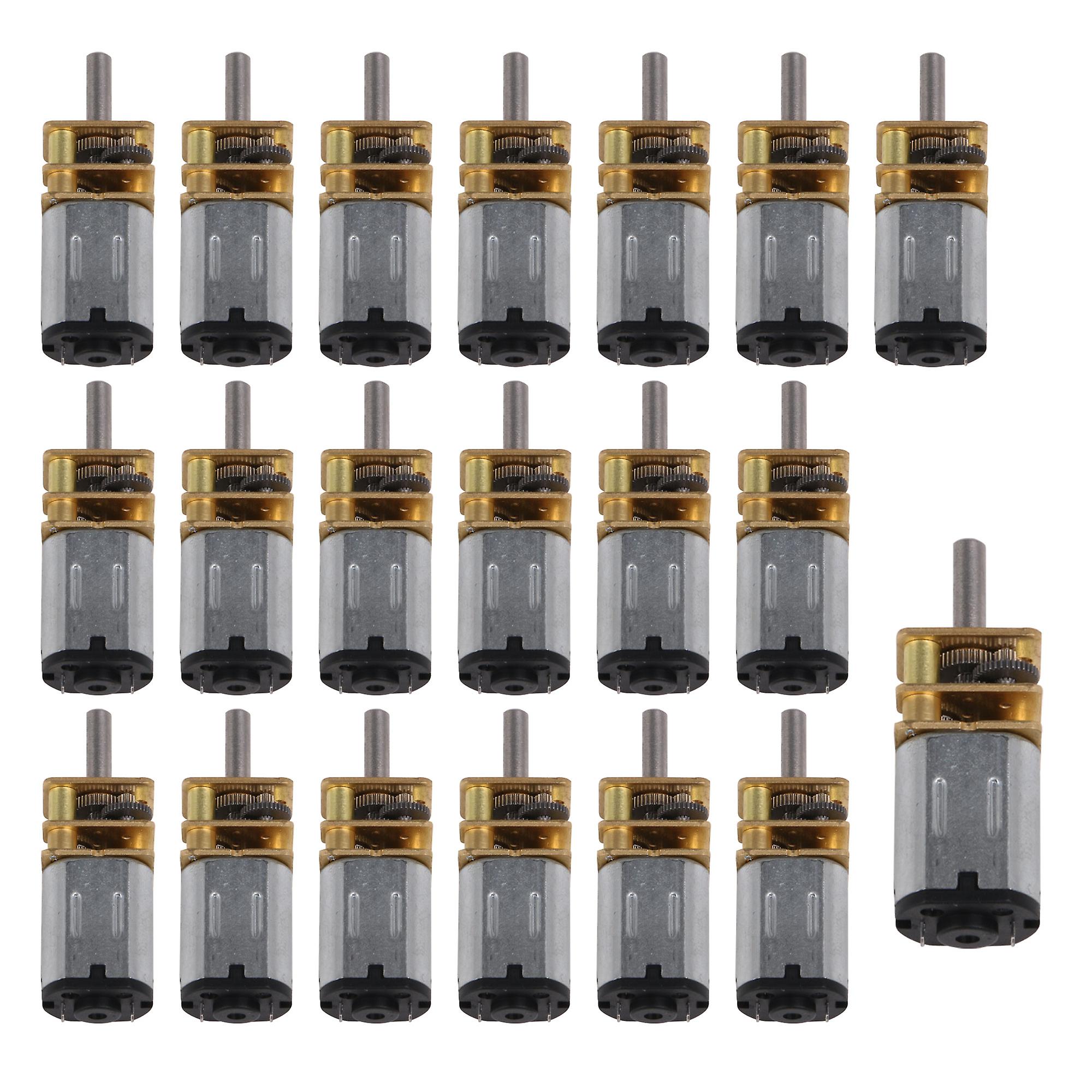 20PCS 15RPM DC 3V Micro Speed Reduction Motor Gearbox Accessories Silver