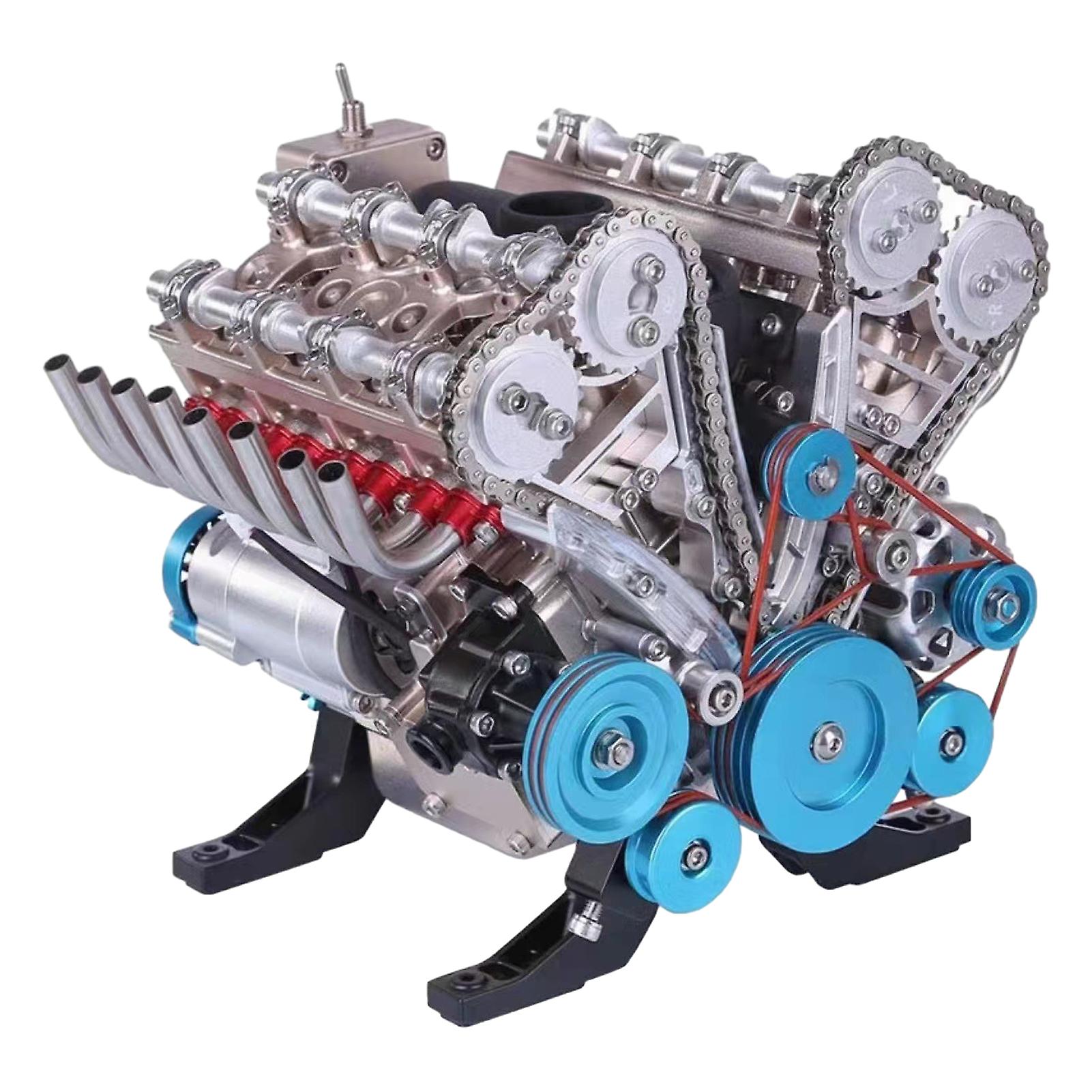 Colorful Engine Resin Ornament Fashionable Decorative Model Gift for Birthday