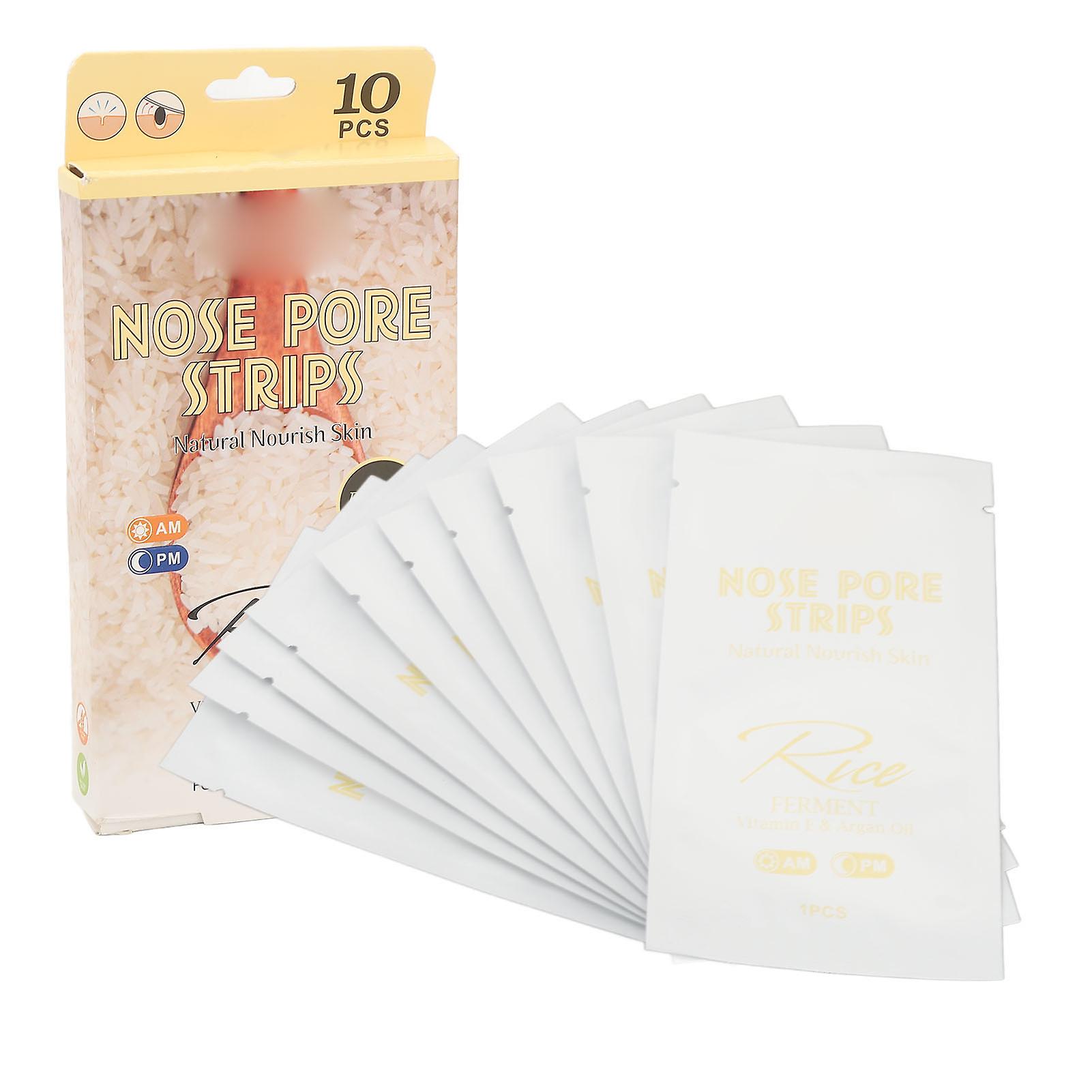 10pcs Nose Blackhead Strips for Deep Pore Cleansing