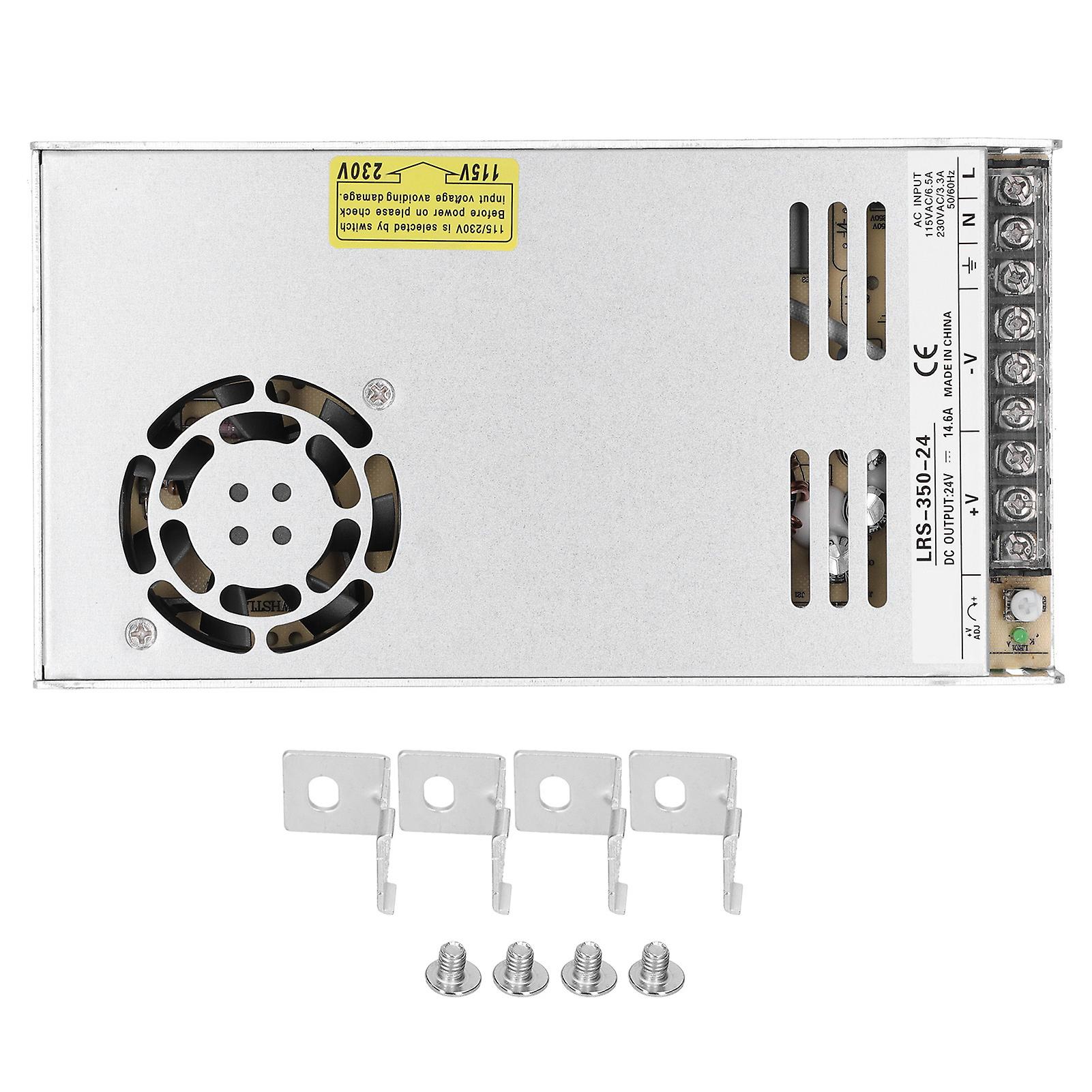 Ouitble BERM Switching Power Supply BERM Switching Power Supply 24V, LED Indicator, Transformer Driver, 47~63Hz, LRS-350-24