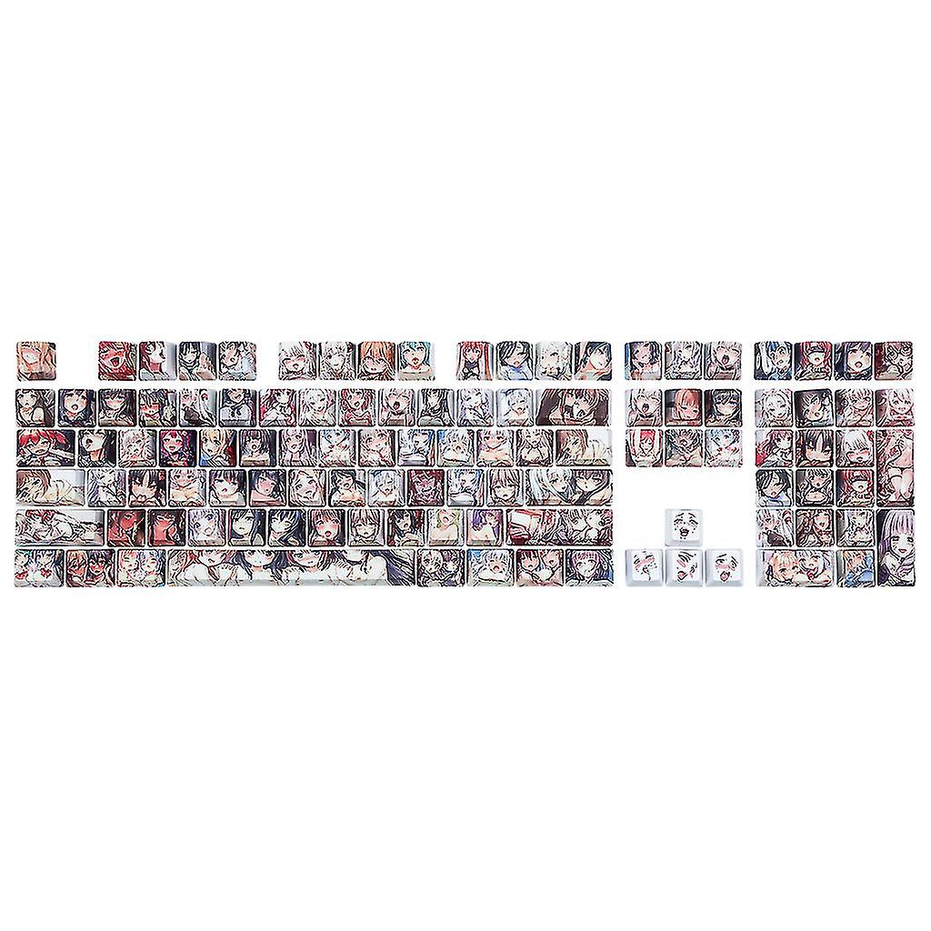 108keys Pbt Dye Sublimation Keycaps For Mechanical Gaming Keyboard Mx Switches