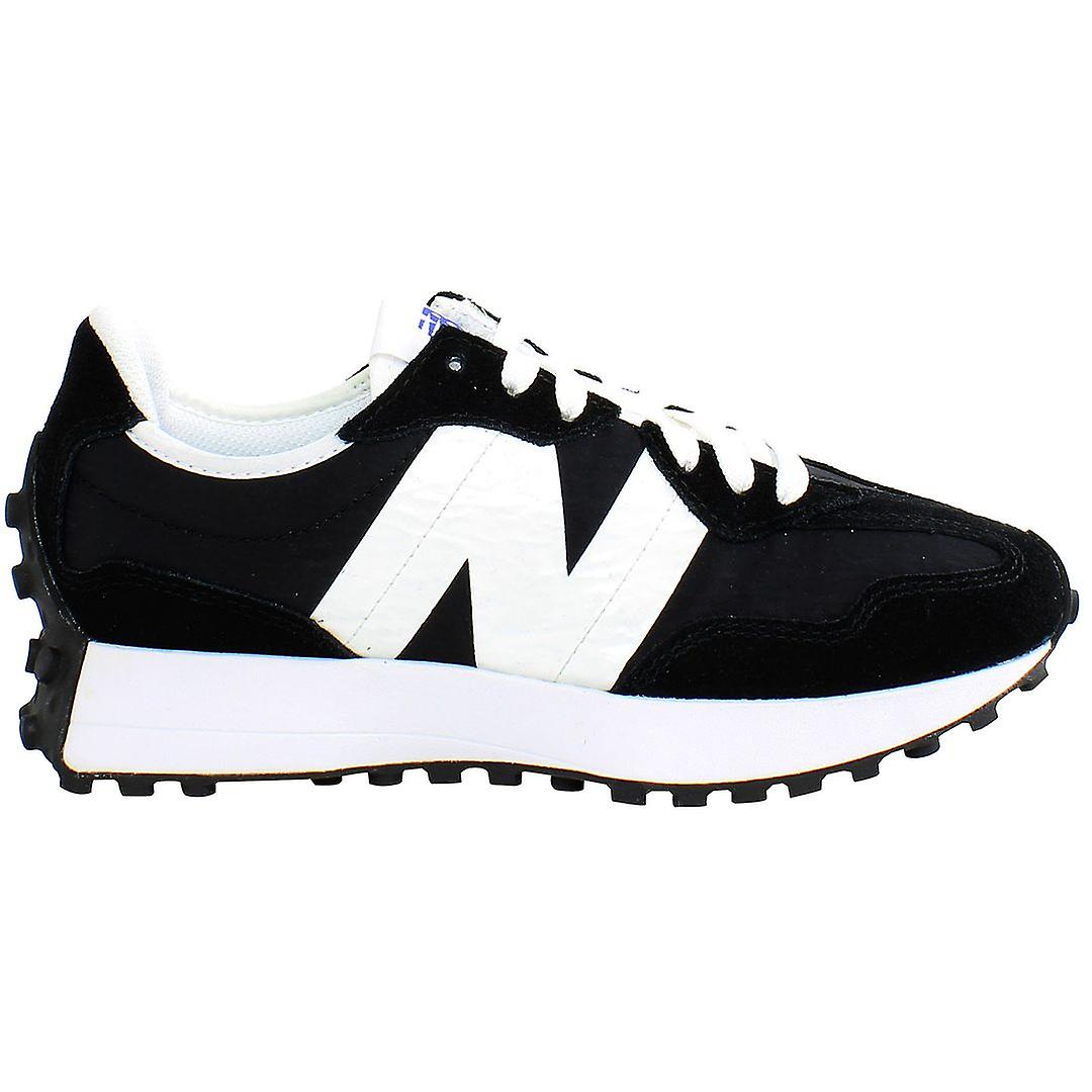 New Balance 327 Lace-Up Black Synthetic Mens Trainers MS327LF1