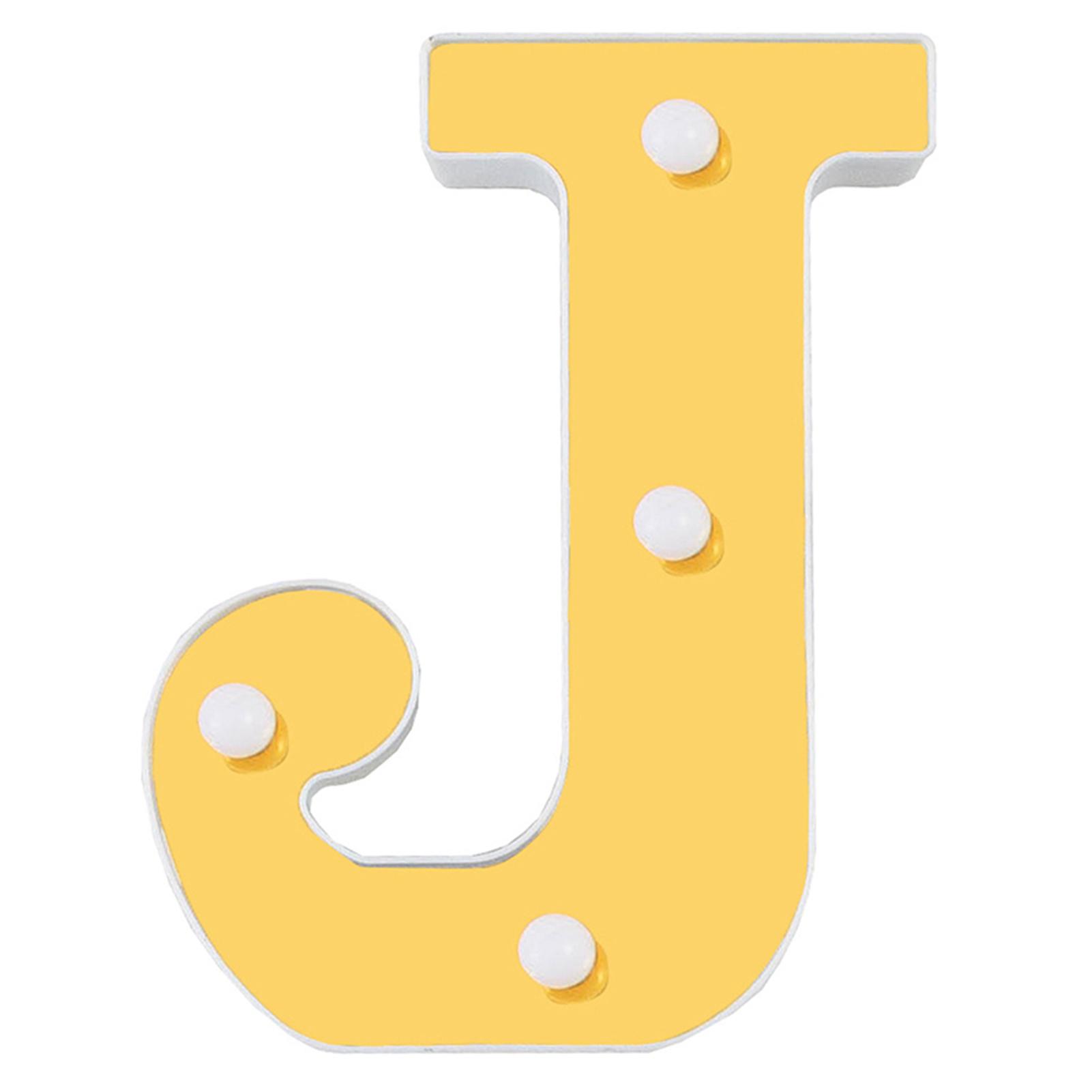 LED Letter Lights Beautiful Night Light Battery Powered For Home Party Wedding Decoration