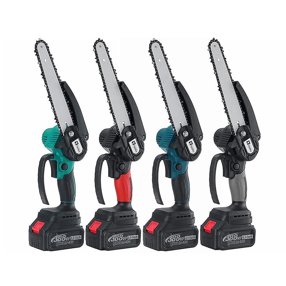 388Vf 8 Inch Cordless Electric Chain Saw One-hand Wood Cutter Pruning Saw Power Tools