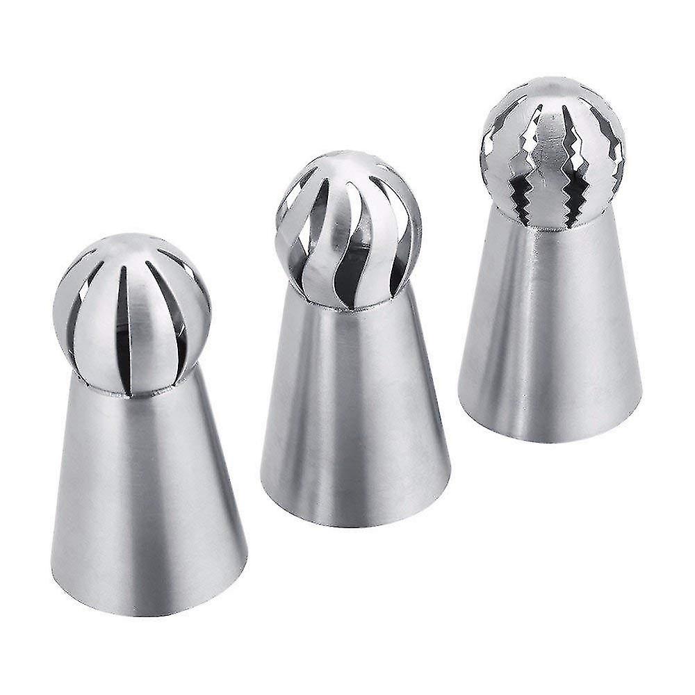Stainless Steel Russian Ball Pastry Nozzle