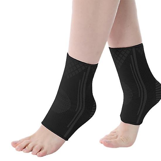 1 Pair Ankle Brace Soft High Elasticity Injury Prevention Highly Supportive Compression Ankle Sleeve Ankle Support Stabilizer