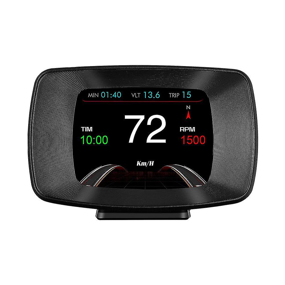 New P13 Hud Head-up Display Car-styling Overspeed Warning Windshield Projector Alarm System Universal Auto