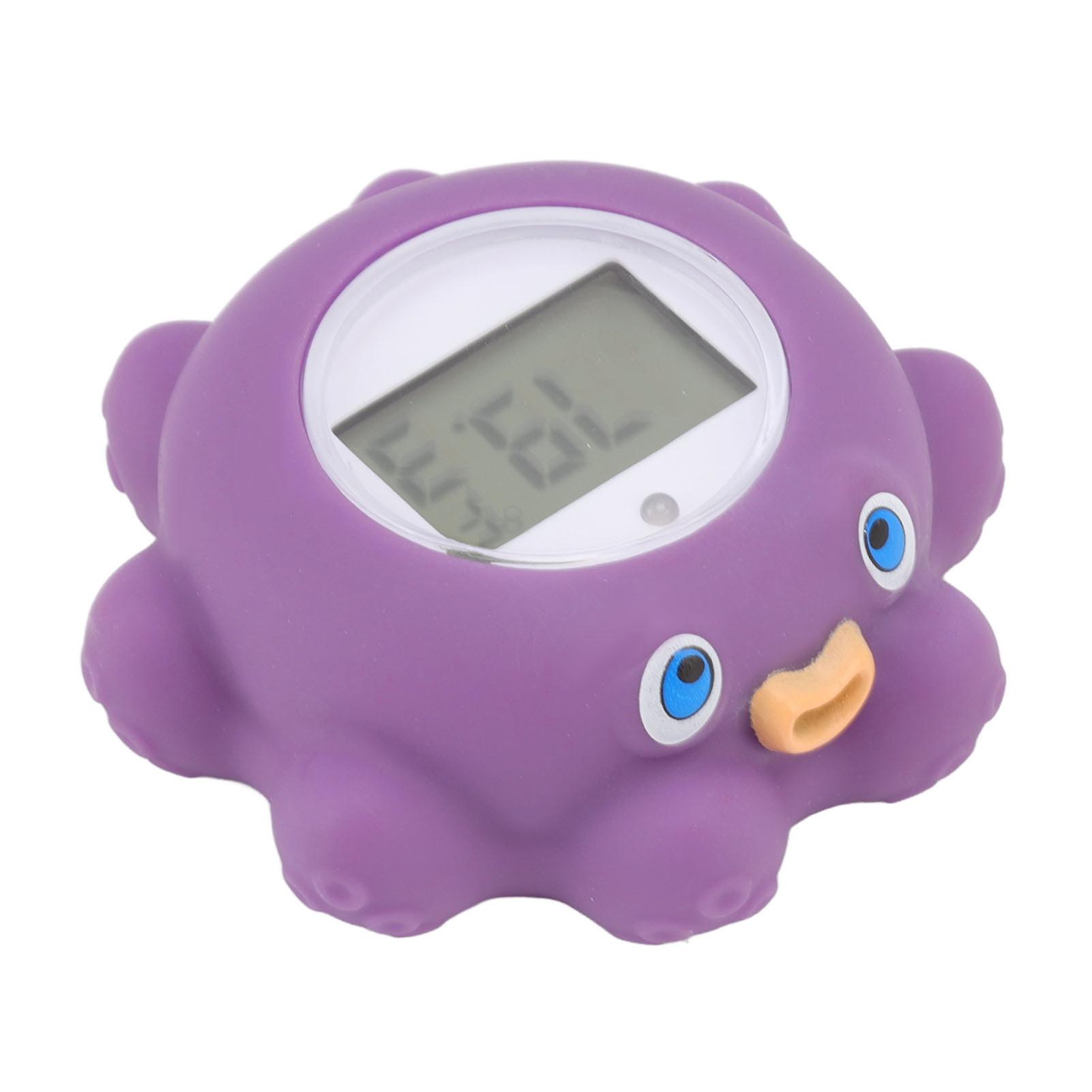 Baby Bath Thermometer Floating Toy Infant Bath Safety Water Temperature Tester with Intelligent Timing Alarm Function