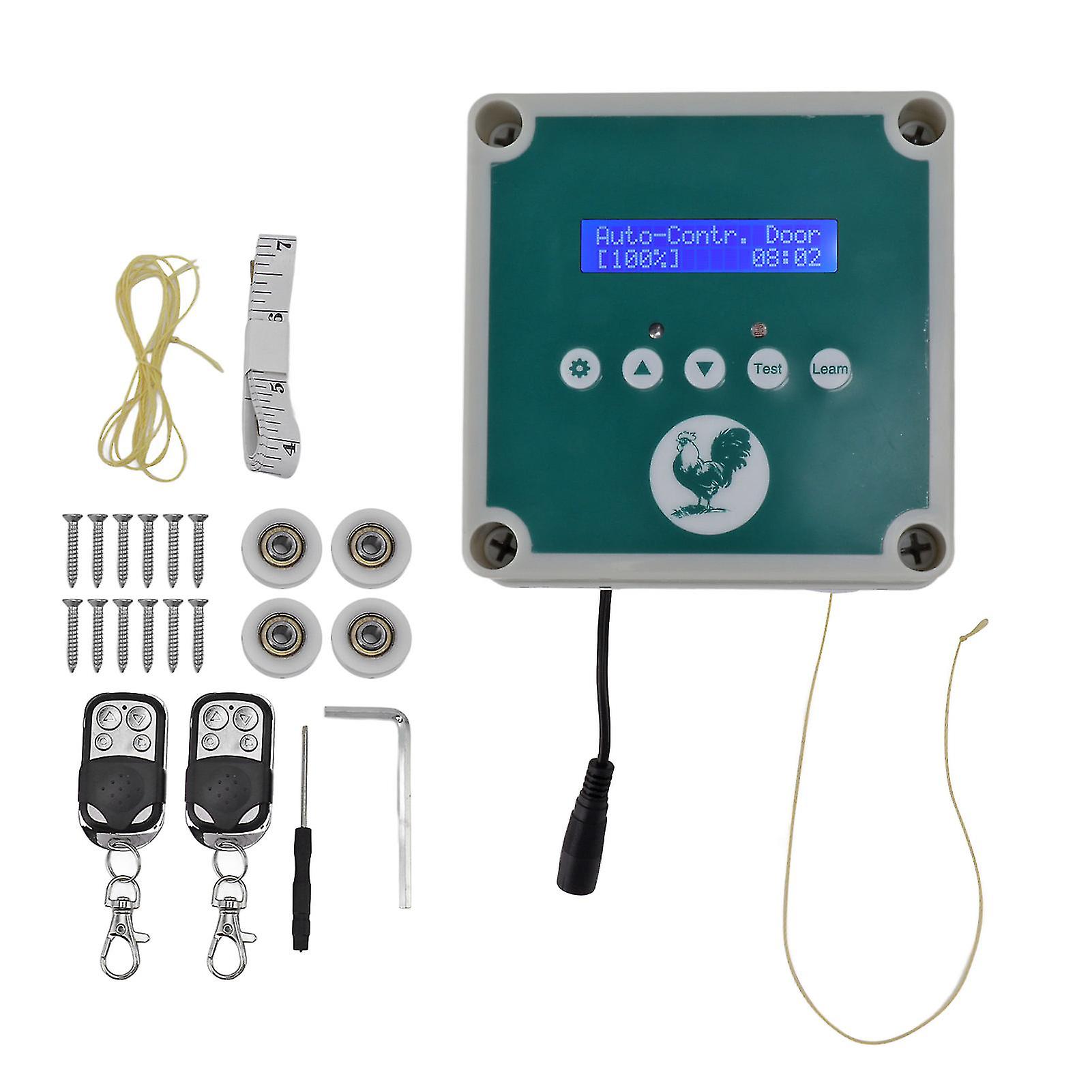 IP44 Automatic Timer Light Sensing Remote Control Chicken Coop Door Actuator Motor for Farm
