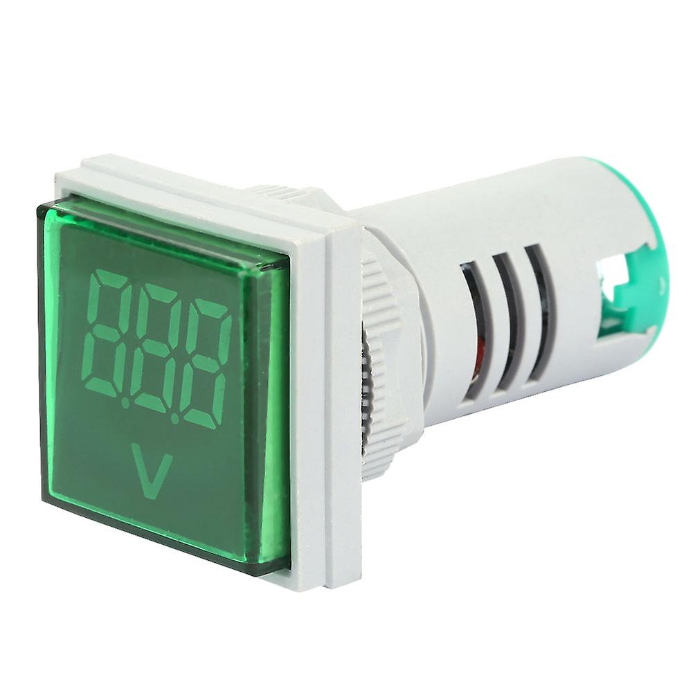 LED Digital Display AC Voltage Meter Indicator Lamp Tester Green